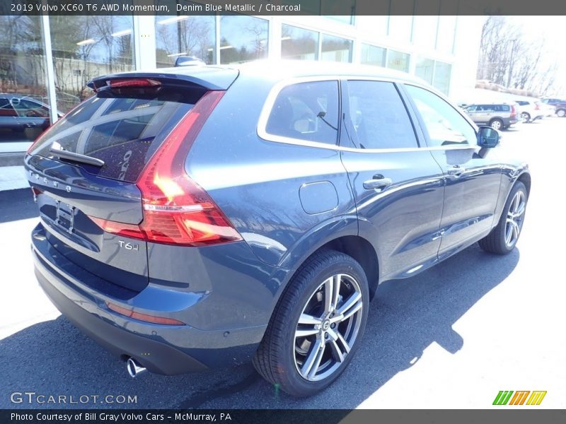 Denim Blue Metallic / Charcoal 2019 Volvo XC60 T6 AWD Momentum