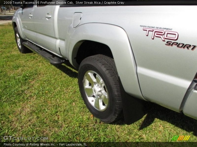 Silver Streak Mica / Graphite Gray 2009 Toyota Tacoma V6 PreRunner Double Cab