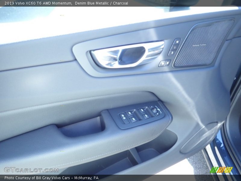 Denim Blue Metallic / Charcoal 2019 Volvo XC60 T6 AWD Momentum