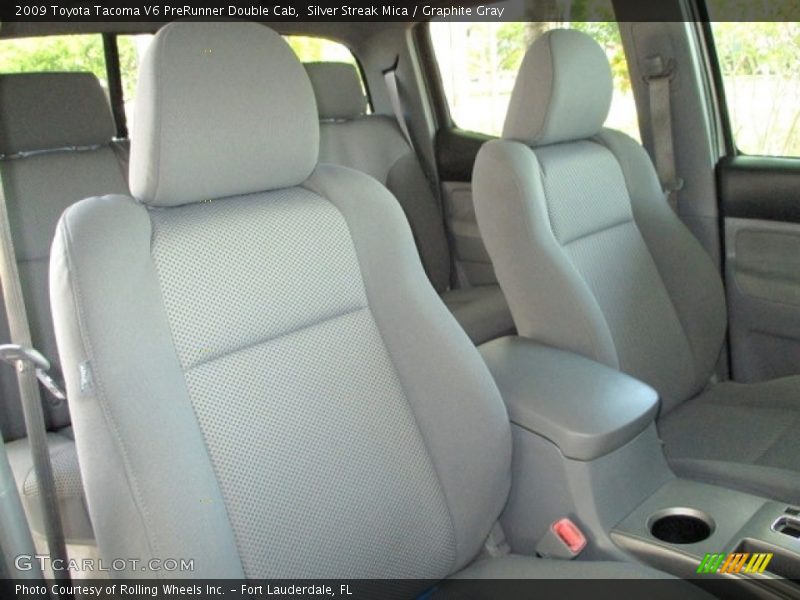 Silver Streak Mica / Graphite Gray 2009 Toyota Tacoma V6 PreRunner Double Cab