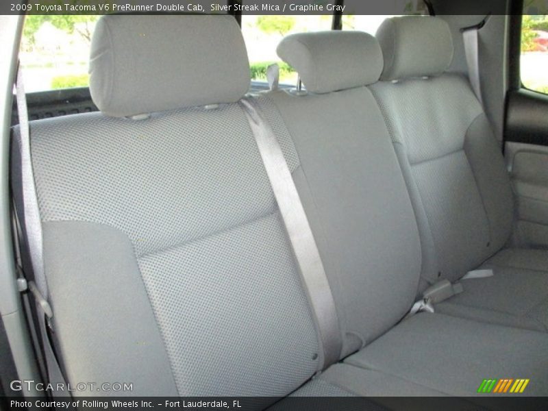 Silver Streak Mica / Graphite Gray 2009 Toyota Tacoma V6 PreRunner Double Cab