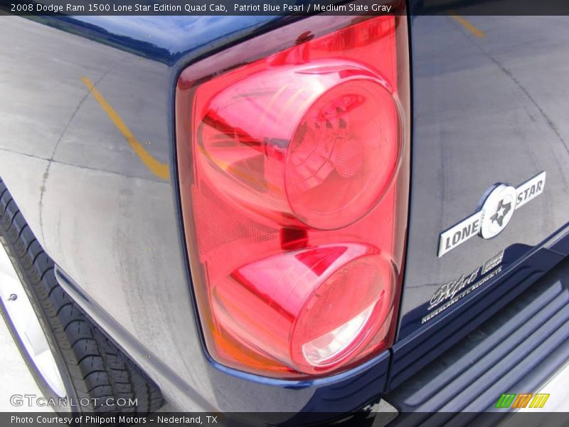 Patriot Blue Pearl / Medium Slate Gray 2008 Dodge Ram 1500 Lone Star Edition Quad Cab