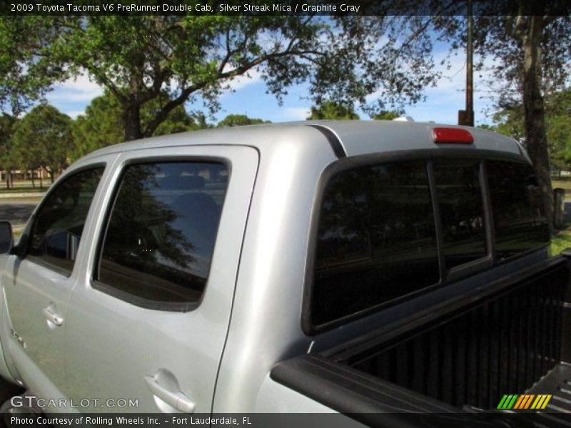 Silver Streak Mica / Graphite Gray 2009 Toyota Tacoma V6 PreRunner Double Cab