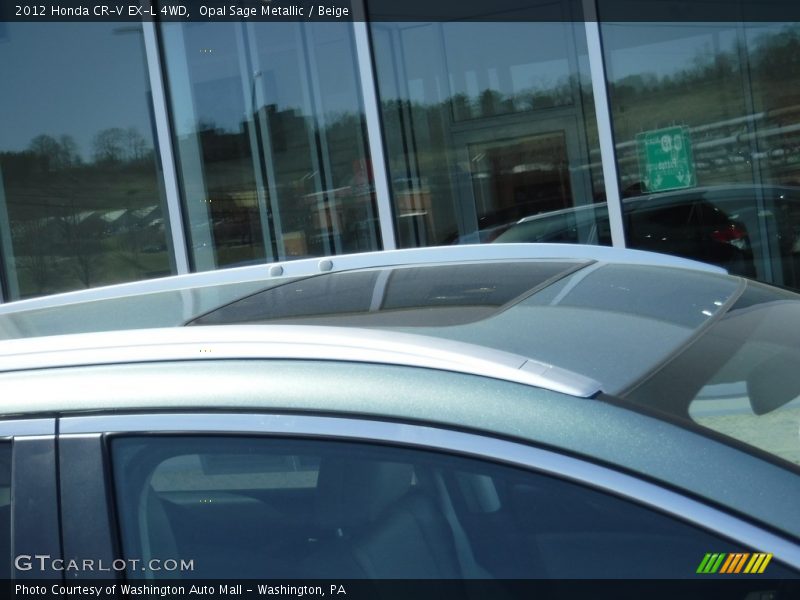 Opal Sage Metallic / Beige 2012 Honda CR-V EX-L 4WD