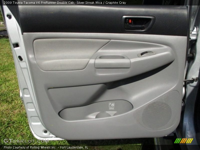 Silver Streak Mica / Graphite Gray 2009 Toyota Tacoma V6 PreRunner Double Cab