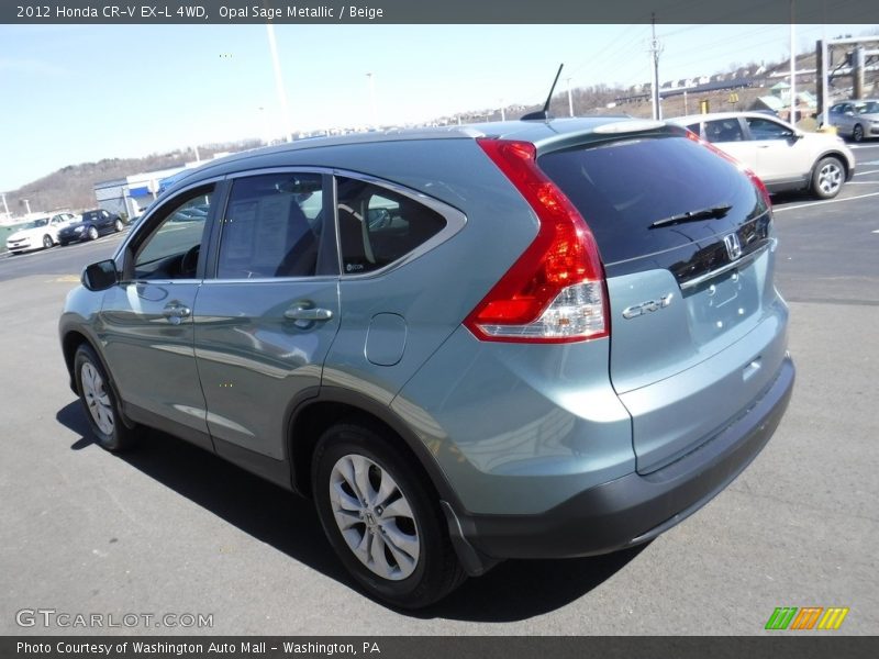 Opal Sage Metallic / Beige 2012 Honda CR-V EX-L 4WD