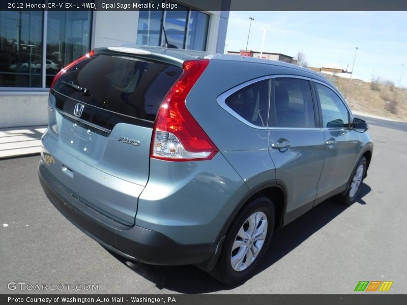 Opal Sage Metallic / Beige 2012 Honda CR-V EX-L 4WD