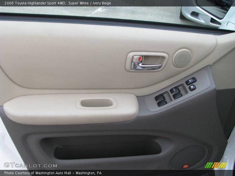 Super White / Ivory Beige 2006 Toyota Highlander Sport 4WD