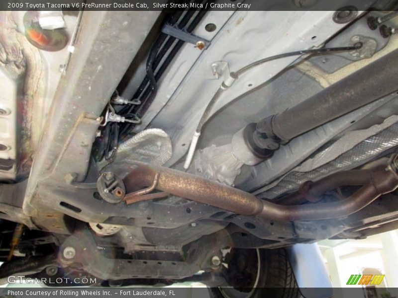 Silver Streak Mica / Graphite Gray 2009 Toyota Tacoma V6 PreRunner Double Cab