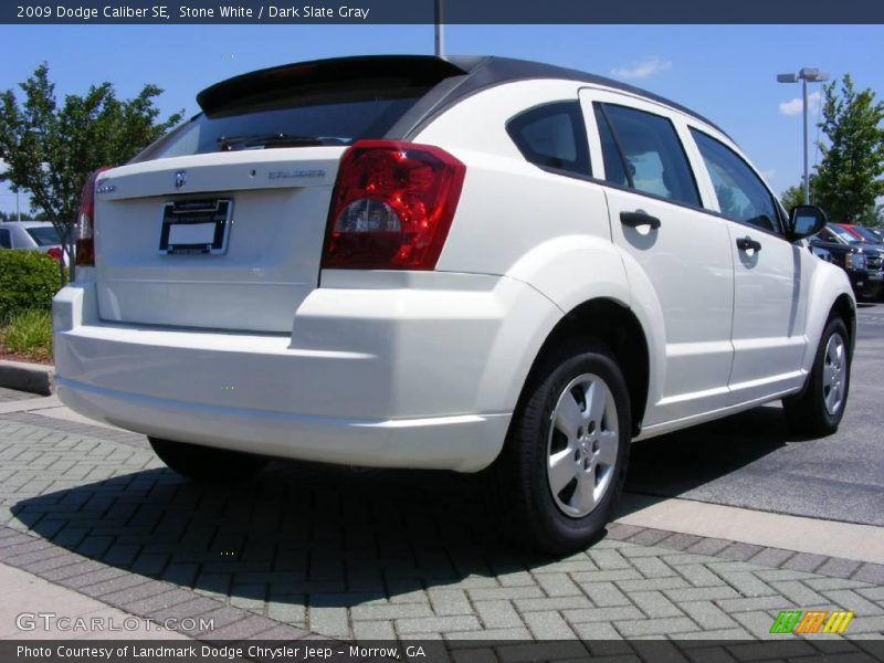 Stone White / Dark Slate Gray 2009 Dodge Caliber SE