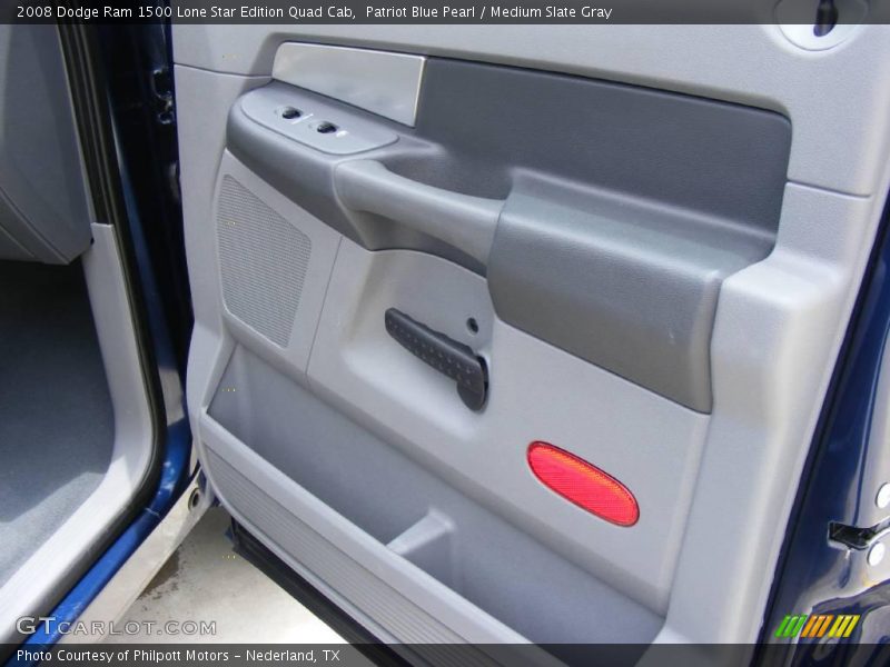 Patriot Blue Pearl / Medium Slate Gray 2008 Dodge Ram 1500 Lone Star Edition Quad Cab