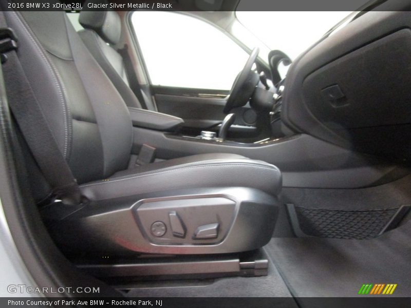 Glacier Silver Metallic / Black 2016 BMW X3 xDrive28i