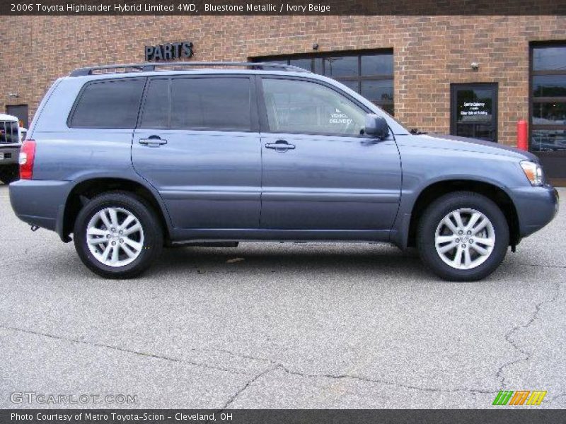 Bluestone Metallic / Ivory Beige 2006 Toyota Highlander Hybrid Limited 4WD
