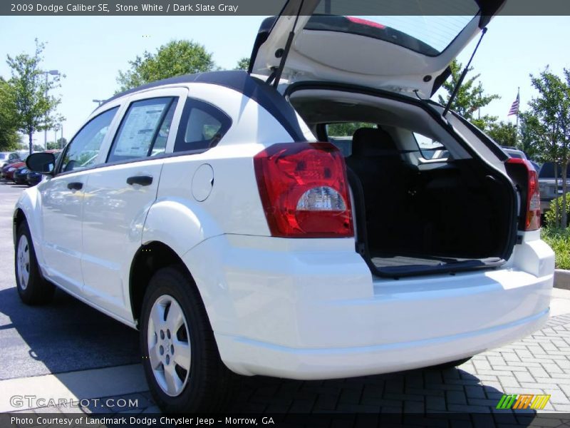 Stone White / Dark Slate Gray 2009 Dodge Caliber SE