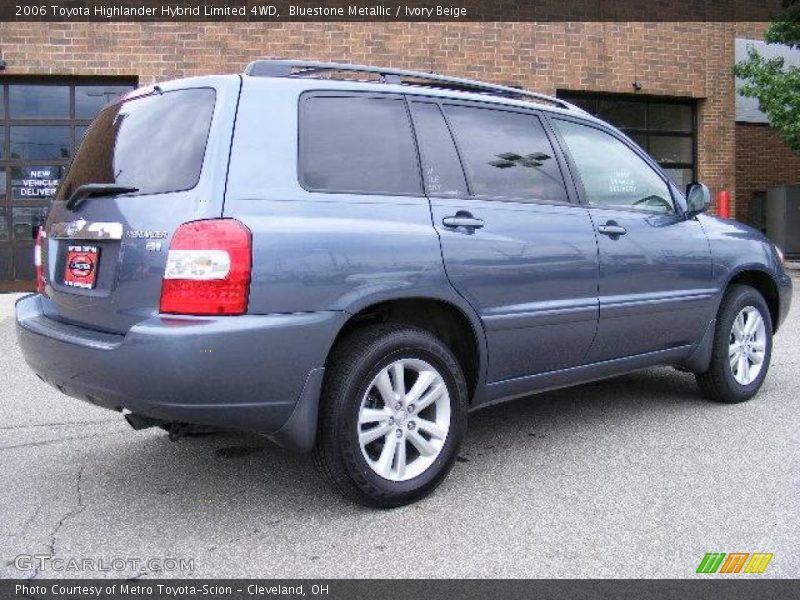 Bluestone Metallic / Ivory Beige 2006 Toyota Highlander Hybrid Limited 4WD