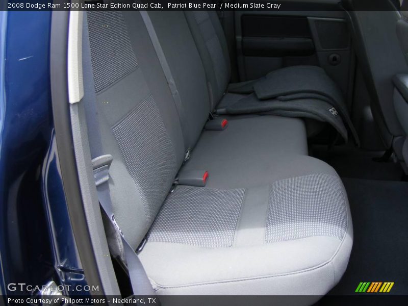 Patriot Blue Pearl / Medium Slate Gray 2008 Dodge Ram 1500 Lone Star Edition Quad Cab