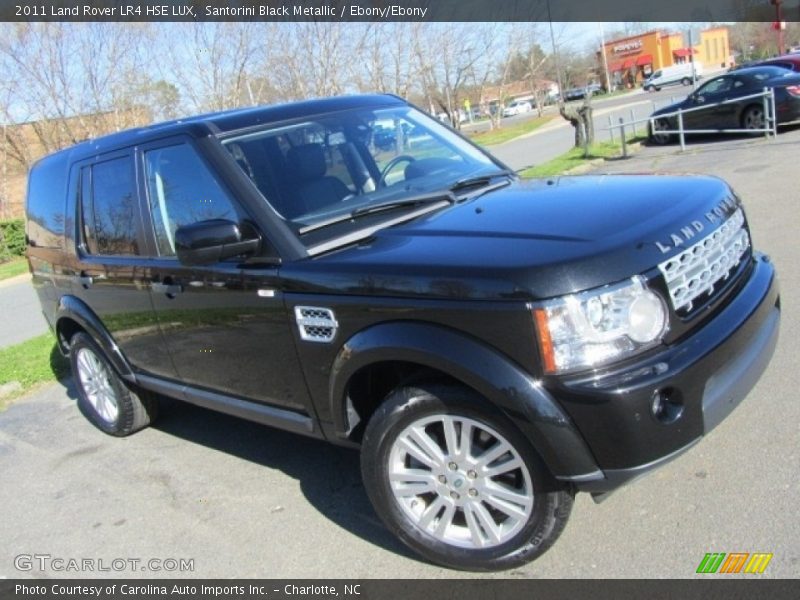 Santorini Black Metallic / Ebony/Ebony 2011 Land Rover LR4 HSE LUX
