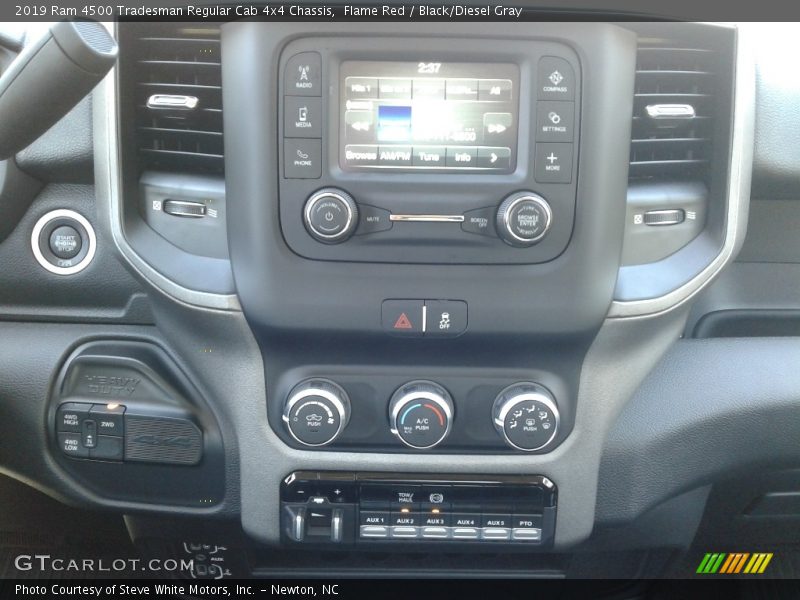 Controls of 2019 4500 Tradesman Regular Cab 4x4 Chassis