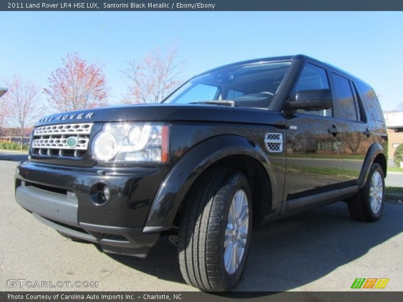 Santorini Black Metallic / Ebony/Ebony 2011 Land Rover LR4 HSE LUX