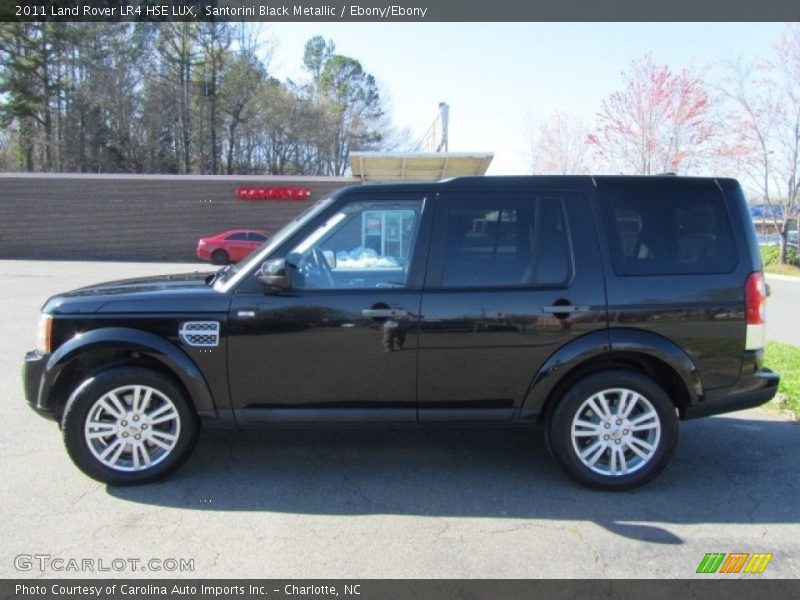 Santorini Black Metallic / Ebony/Ebony 2011 Land Rover LR4 HSE LUX