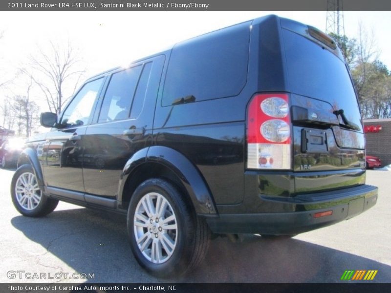 Santorini Black Metallic / Ebony/Ebony 2011 Land Rover LR4 HSE LUX