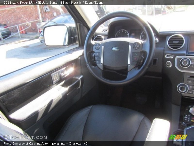 Santorini Black Metallic / Ebony/Ebony 2011 Land Rover LR4 HSE LUX