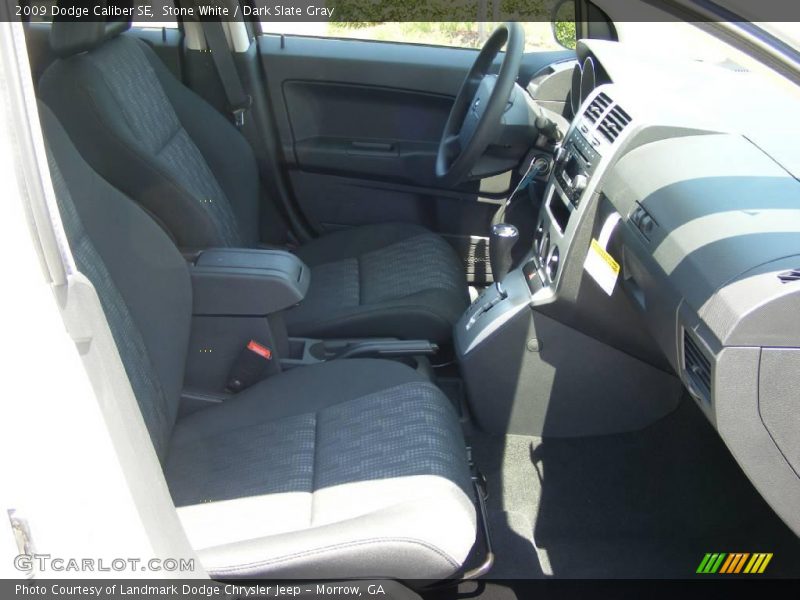 Stone White / Dark Slate Gray 2009 Dodge Caliber SE