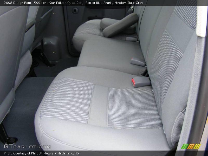 Patriot Blue Pearl / Medium Slate Gray 2008 Dodge Ram 1500 Lone Star Edition Quad Cab