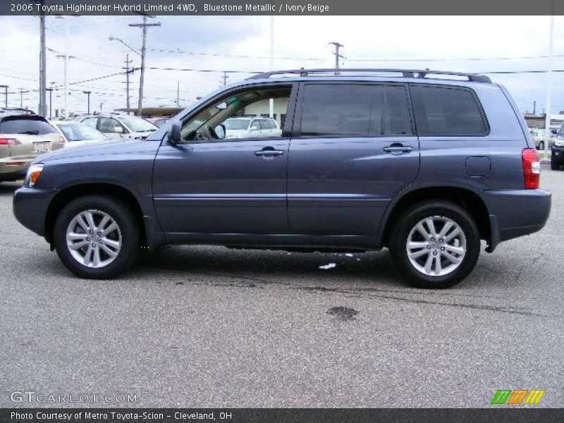 Bluestone Metallic / Ivory Beige 2006 Toyota Highlander Hybrid Limited 4WD