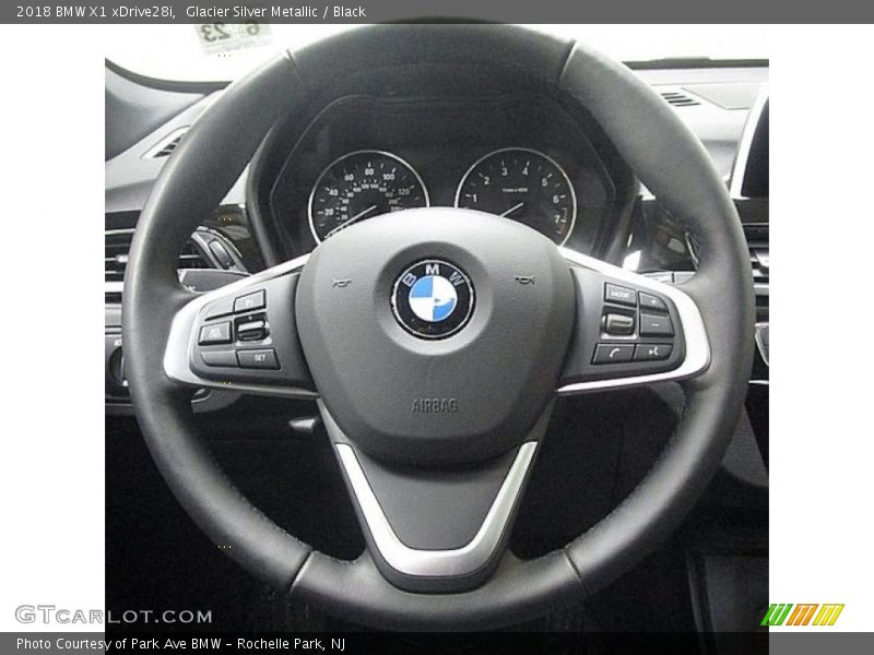 Glacier Silver Metallic / Black 2018 BMW X1 xDrive28i