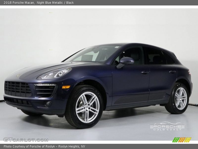 Night Blue Metallic / Black 2018 Porsche Macan