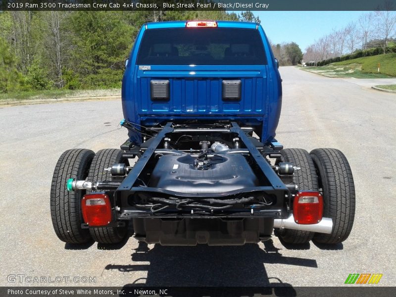 Blue Streak Pearl / Black/Diesel Gray 2019 Ram 3500 Tradesman Crew Cab 4x4 Chassis