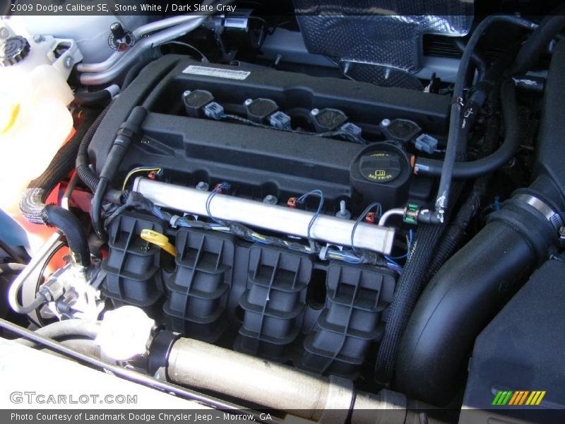 Stone White / Dark Slate Gray 2009 Dodge Caliber SE