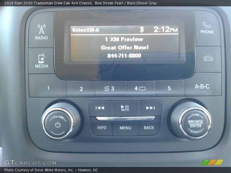 Controls of 2019 3500 Tradesman Crew Cab 4x4 Chassis