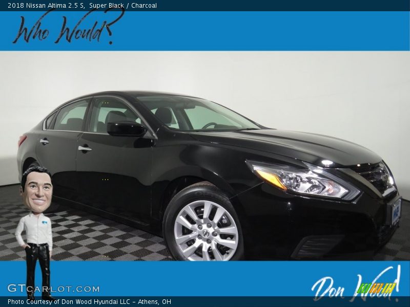 Super Black / Charcoal 2018 Nissan Altima 2.5 S