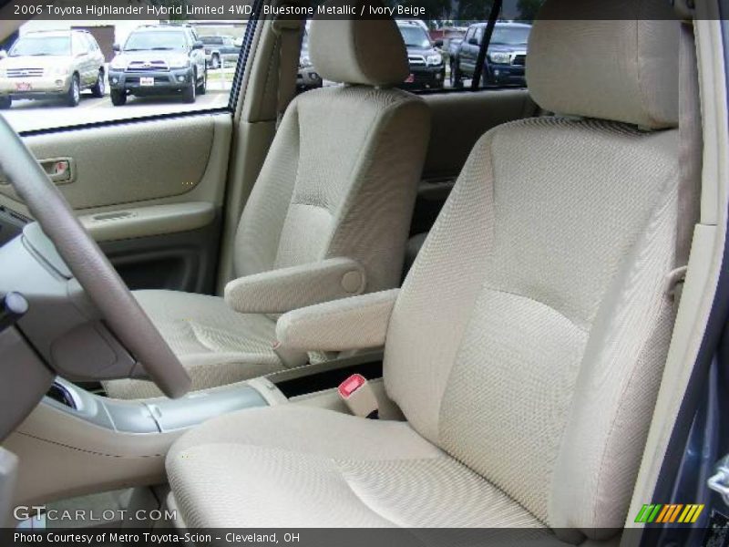 Bluestone Metallic / Ivory Beige 2006 Toyota Highlander Hybrid Limited 4WD