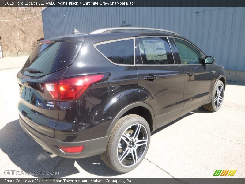Agate Black / Chromite Gray/Charcoal Black 2019 Ford Escape SEL 4WD