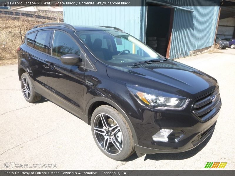 Agate Black / Chromite Gray/Charcoal Black 2019 Ford Escape SEL 4WD
