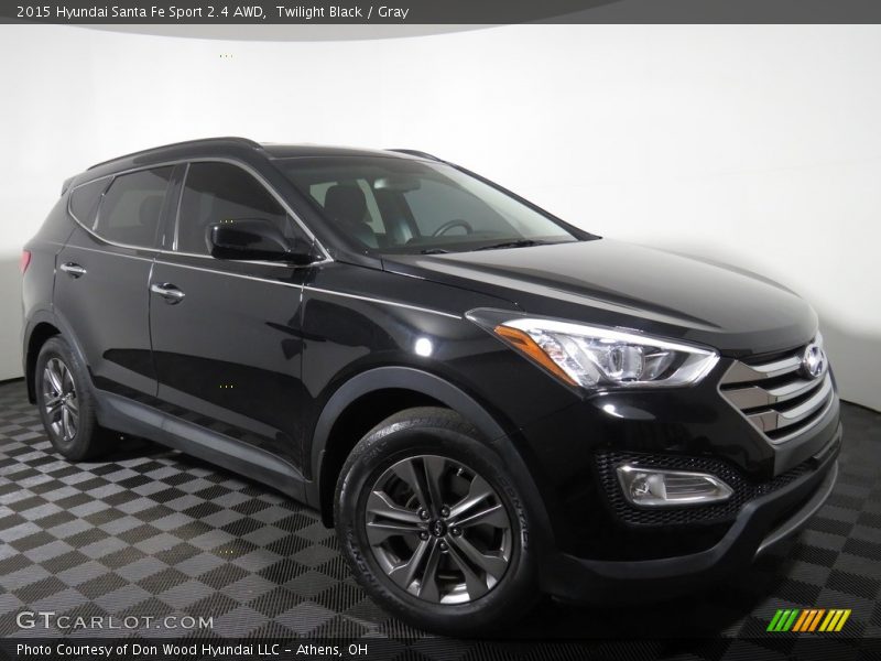 Twilight Black / Gray 2015 Hyundai Santa Fe Sport 2.4 AWD