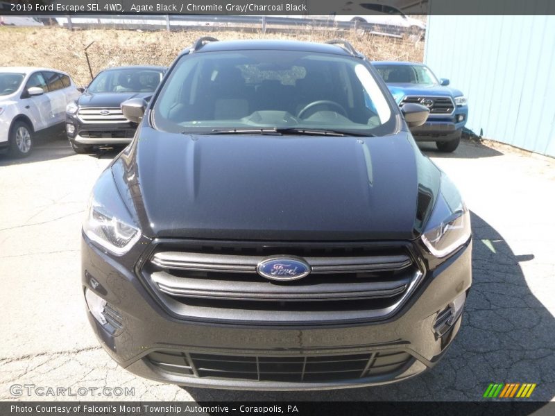 Agate Black / Chromite Gray/Charcoal Black 2019 Ford Escape SEL 4WD