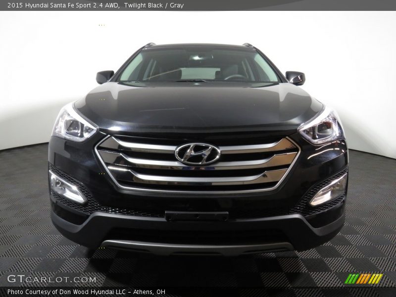 Twilight Black / Gray 2015 Hyundai Santa Fe Sport 2.4 AWD