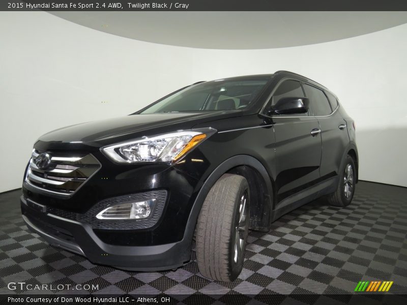 Twilight Black / Gray 2015 Hyundai Santa Fe Sport 2.4 AWD