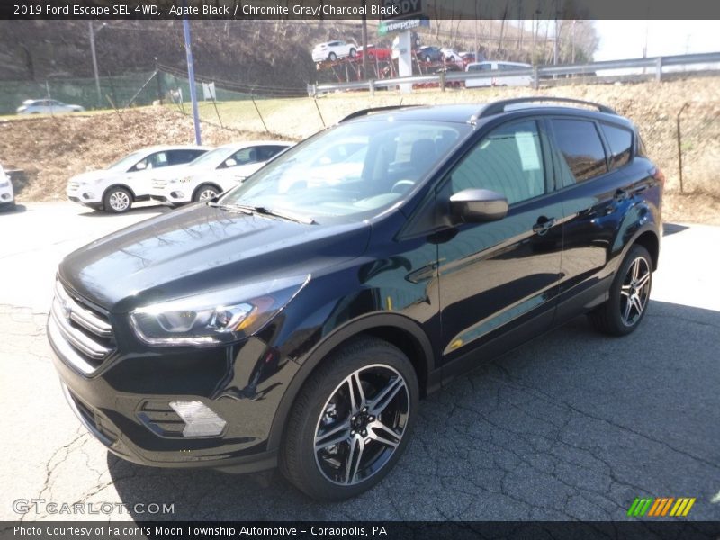Agate Black / Chromite Gray/Charcoal Black 2019 Ford Escape SEL 4WD
