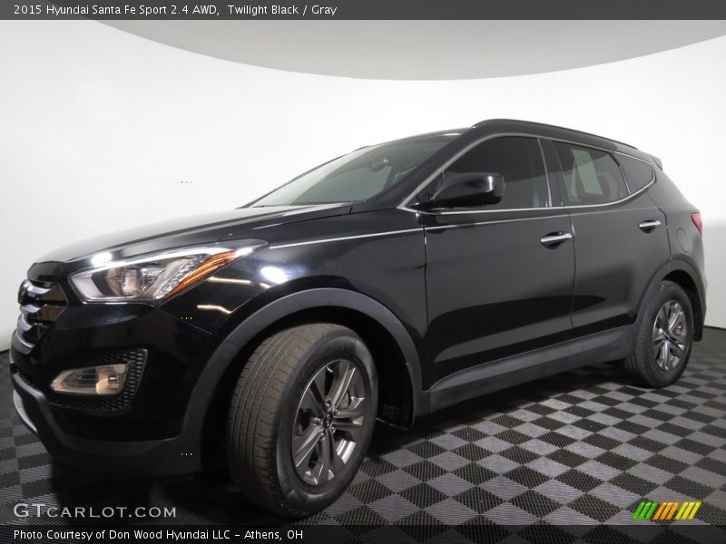 Twilight Black / Gray 2015 Hyundai Santa Fe Sport 2.4 AWD