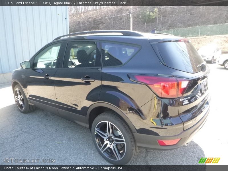 Agate Black / Chromite Gray/Charcoal Black 2019 Ford Escape SEL 4WD