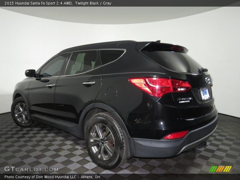 Twilight Black / Gray 2015 Hyundai Santa Fe Sport 2.4 AWD