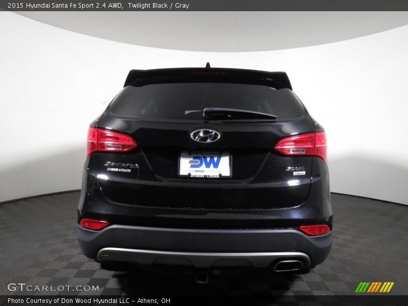 Twilight Black / Gray 2015 Hyundai Santa Fe Sport 2.4 AWD