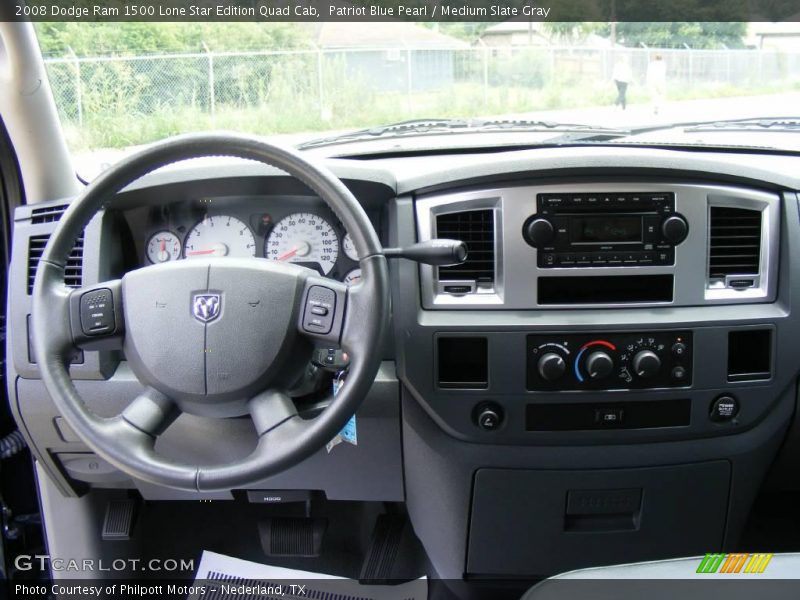 Patriot Blue Pearl / Medium Slate Gray 2008 Dodge Ram 1500 Lone Star Edition Quad Cab