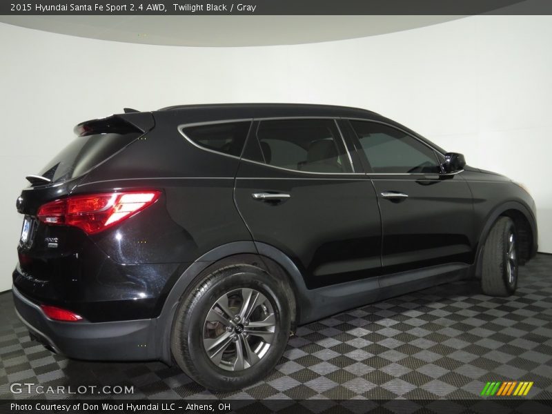 Twilight Black / Gray 2015 Hyundai Santa Fe Sport 2.4 AWD