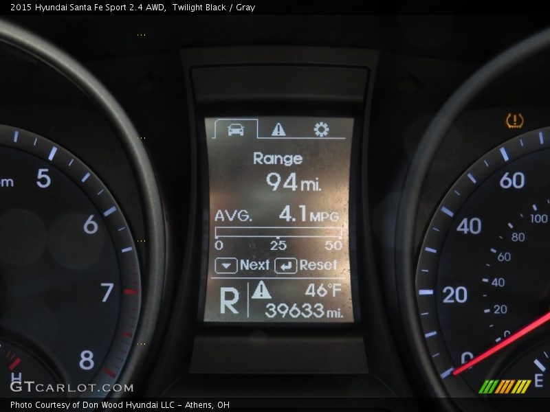 Twilight Black / Gray 2015 Hyundai Santa Fe Sport 2.4 AWD